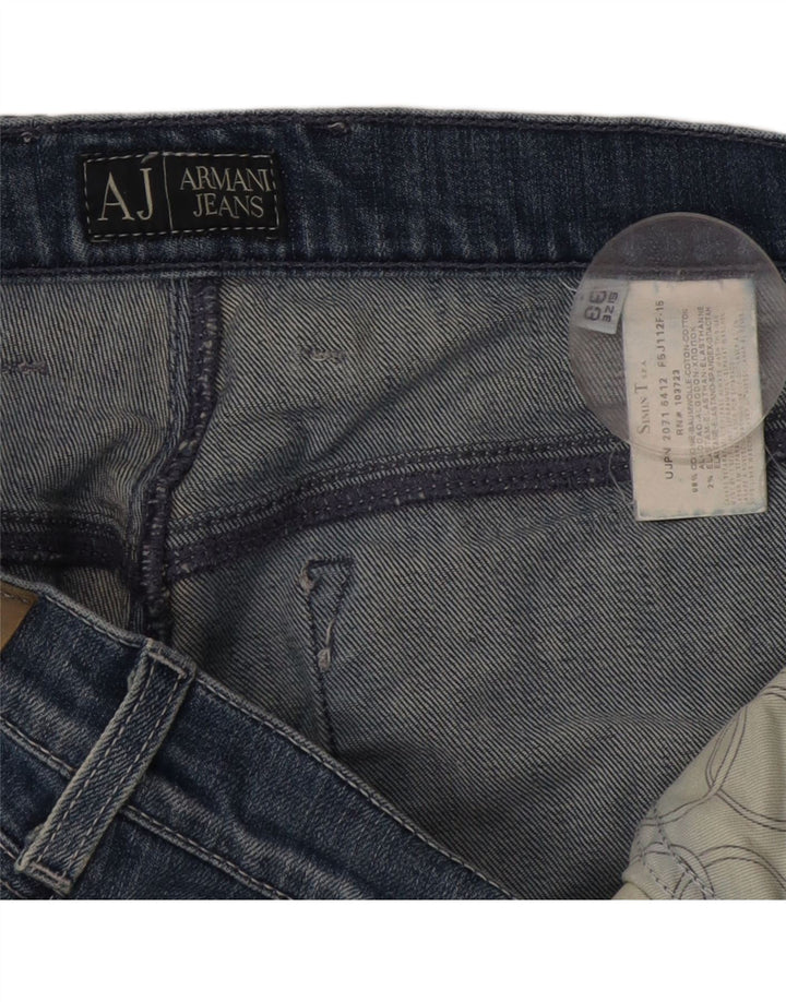 Armani Jean droit homme W33 L35 bleu coton