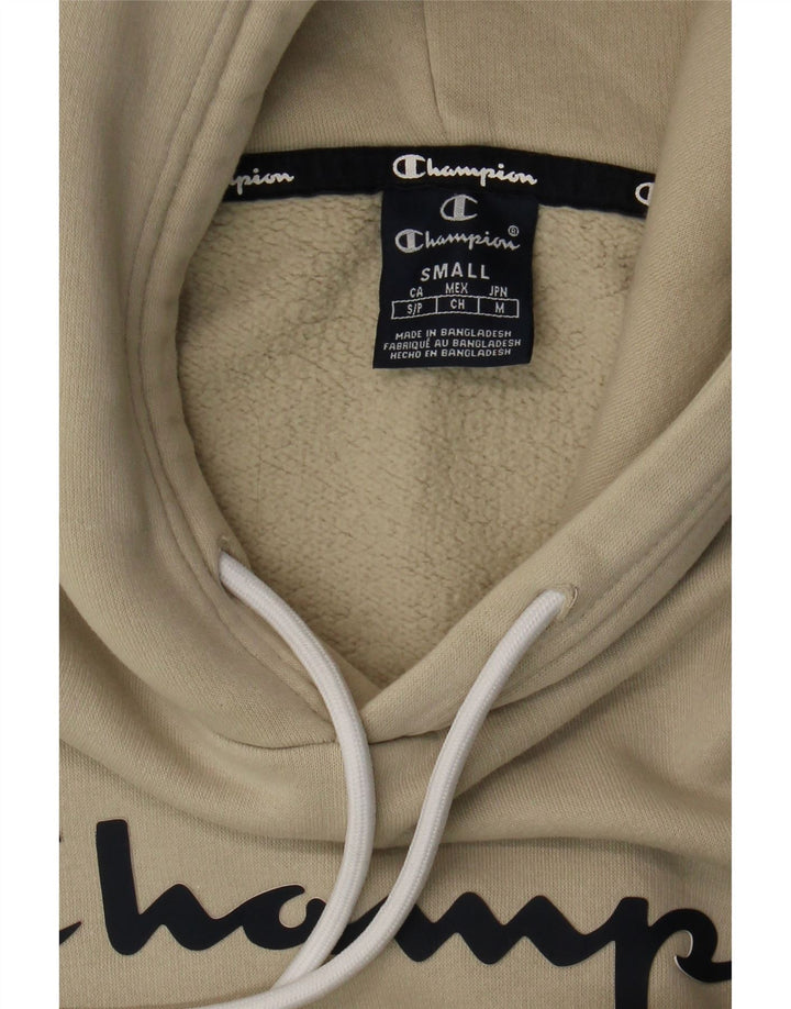 Champion Pull à capuche graphique pour homme Petit Beige