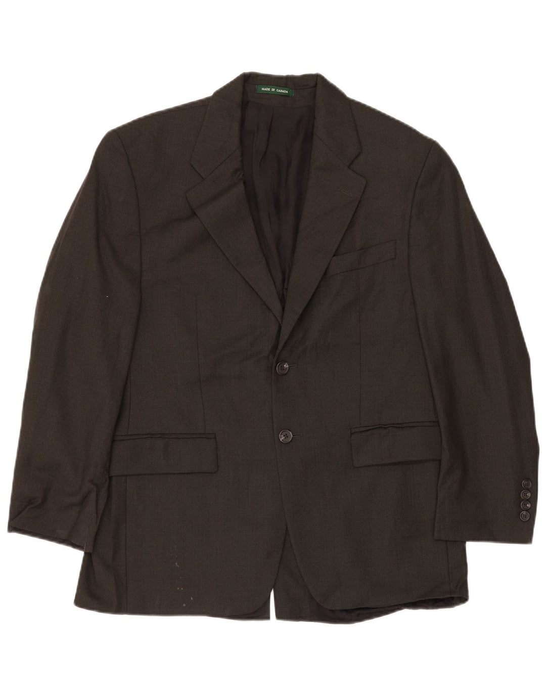 Ralph Lauren Veste blazer à 2 boutons pour homme IT 56 2XL Laine noire