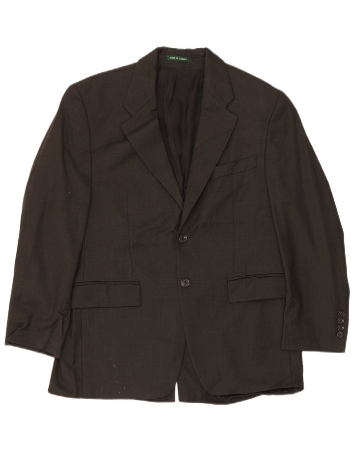 Ralph Lauren Veste blazer à 2 boutons pour homme IT 56 2XL Laine noire