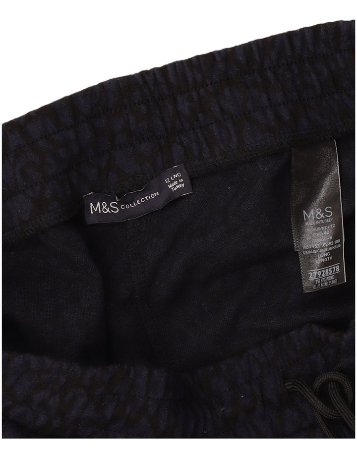 Marks & Spencer Pantalon de survêtement pour femme Bleu moyen UK 12