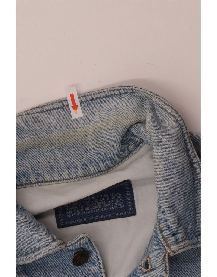 POP 84 Veste en jean pour homme UK 40 Large Bleu