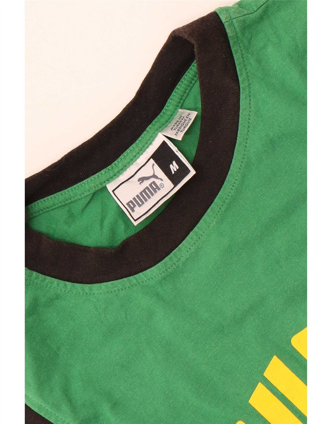 Puma Débardeur Graphic Homme Vert Moyen Colourblock