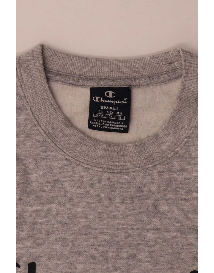 Champion Sweat-Shirt Graphique Homme Petit Gris Coton