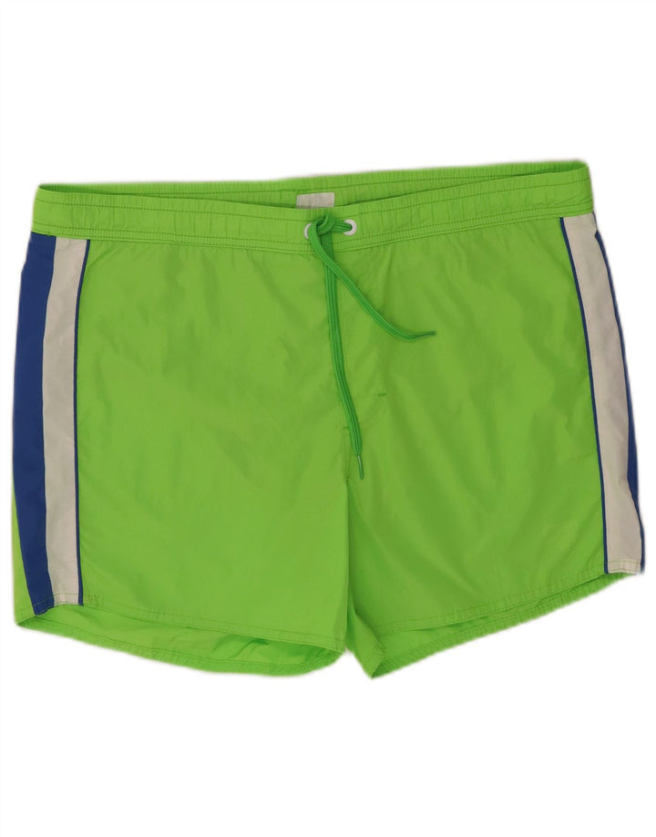 Arena Short de Bain Homme Vert Moyen Colourblock Polyester
