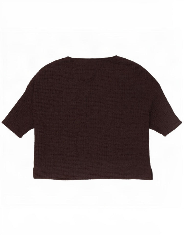 Marks & Spencer Chemisier Femme UK 22 3XL Marron Polyester