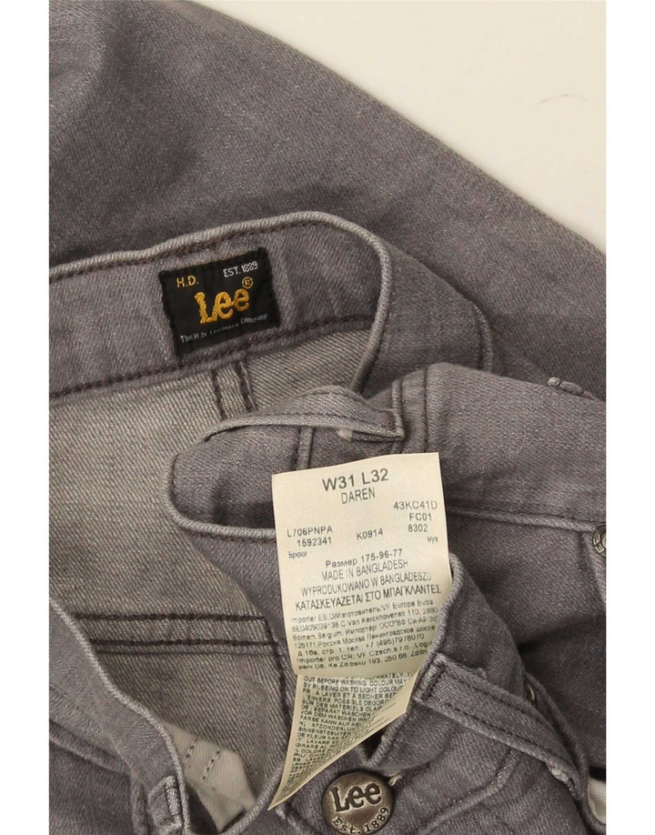 Lee Jean droit Daren W31 L32 homme gris coton
