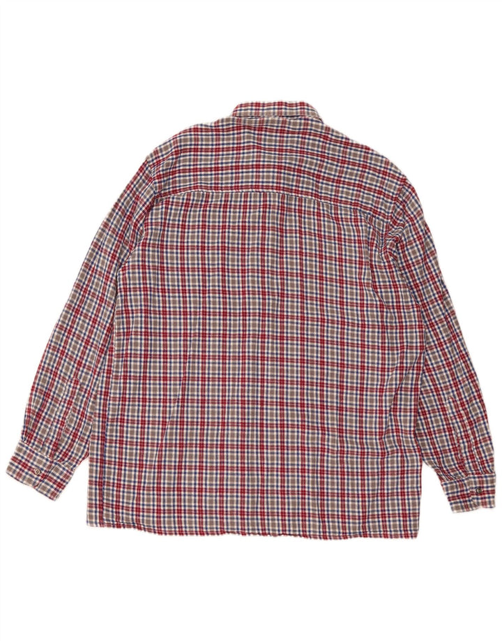 Follie Chemise Homme Taille 43/44 XL Coton à Carreaux Multicolore
