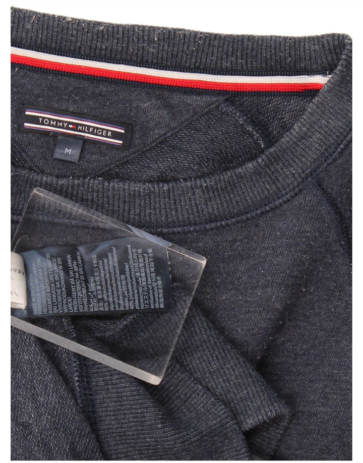 Tommy Hilfiger Sweat-shirt coupe classique pour homme en coton bleu marine moyen