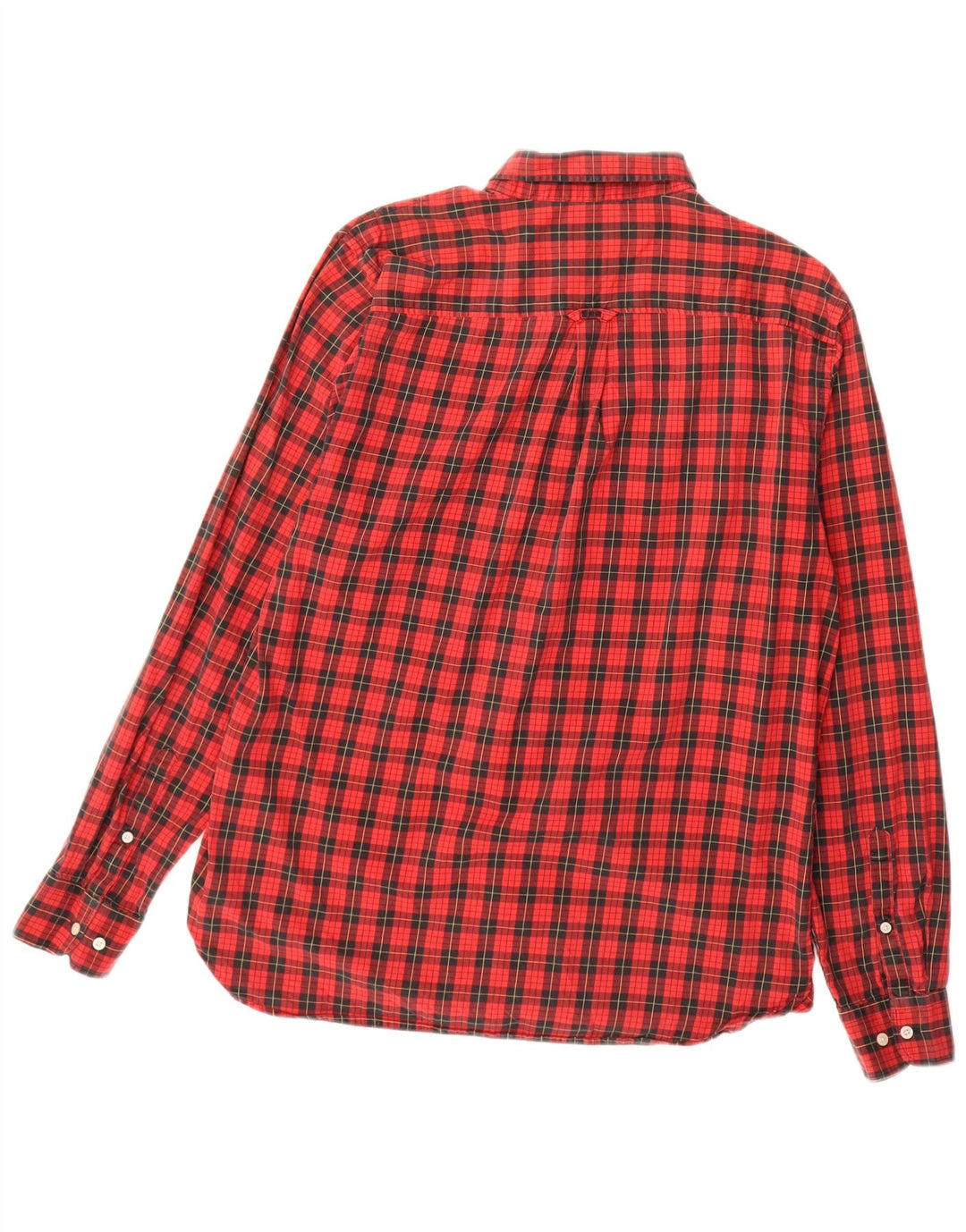 Superdry Chemise Flanelle Homme Grand Carreau Rouge Coton