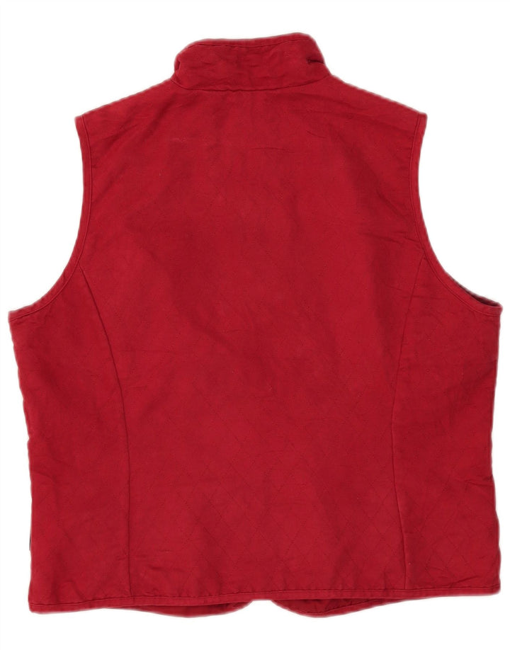 Columbia Gilet matelassé pour femme UK 16 Large Rouge Polyester