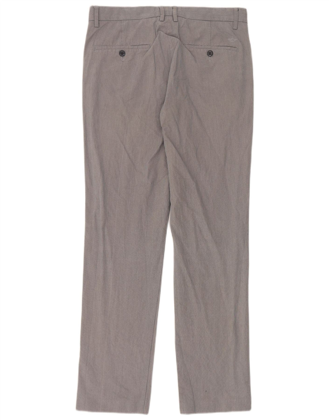 Dockers Pantalon de costume droit pour homme W32 L34 Gris à carreaux en coton