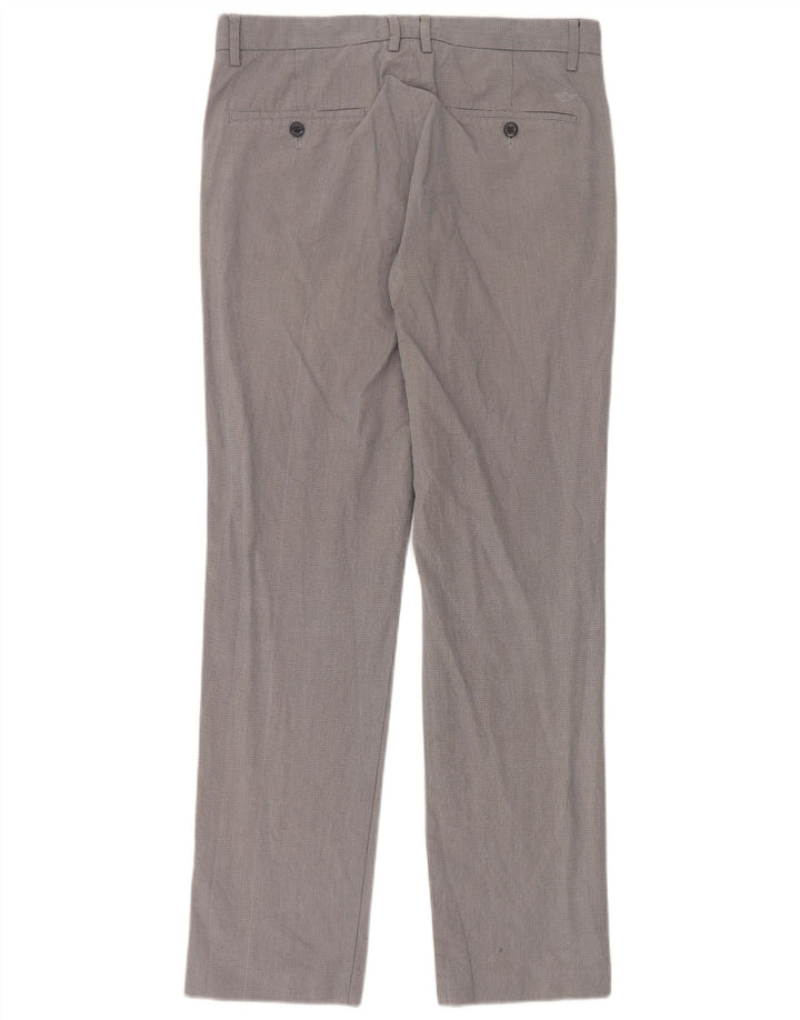 Dockers Pantalon de costume droit pour homme W32 L34 Gris à carreaux en coton