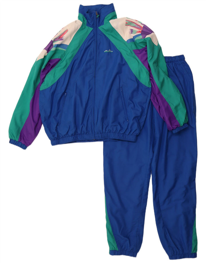 Ellesse Survêtement ample coupe ample pour homme IT 48 Bleu moyen Colourblock