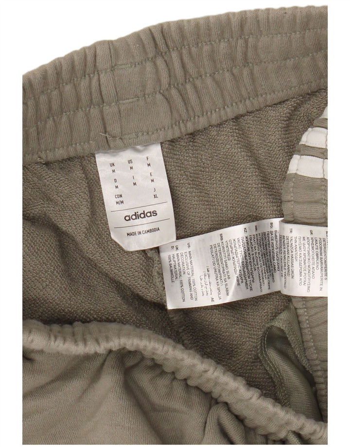 Adidas Short de sport pour homme en coton kaki moyen