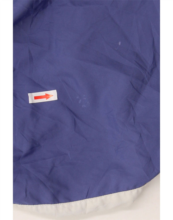 NIKE Short de sport Dri Fit pour femme US 8/10 Bleu moyen en polyester color block