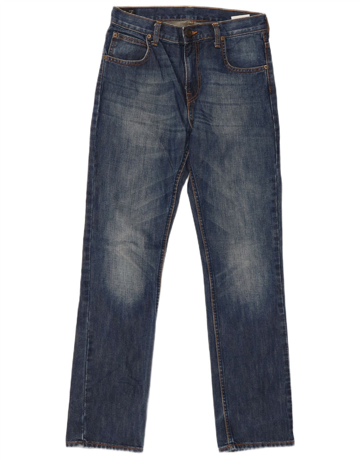 LEE Jean droit Chuck pour garçon 13-14 ans W28 L31 Bleu Coton