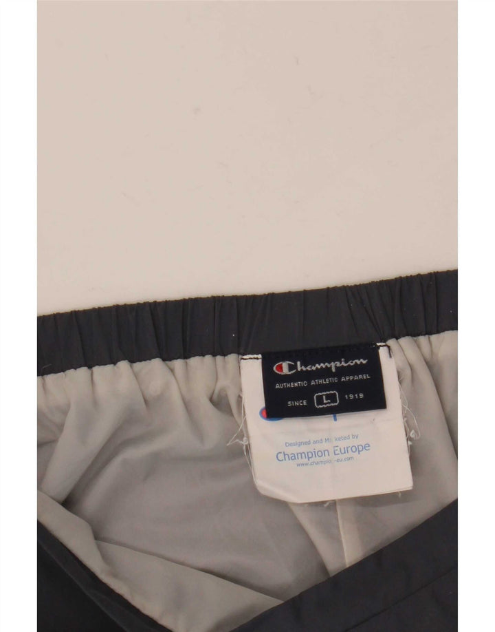 Champion Pantalon de survêtement pour femme UK 44 Large Gris Colorblock Polyester