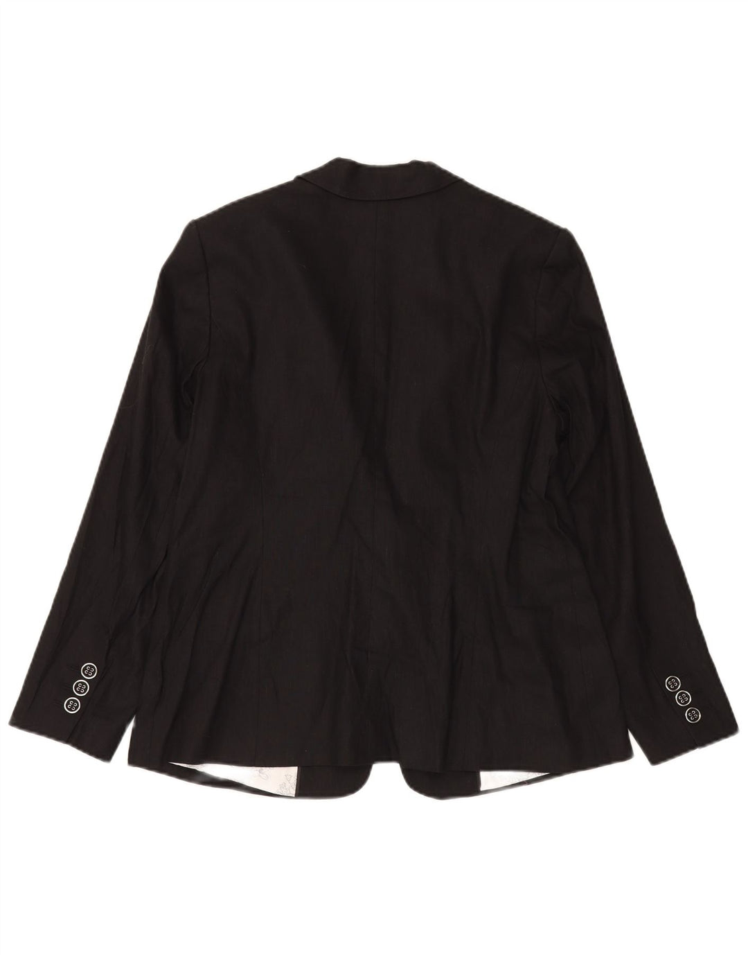 Marks & Spencer Veste blazer à 1 bouton pour femme UK 16 Large Noir Lin