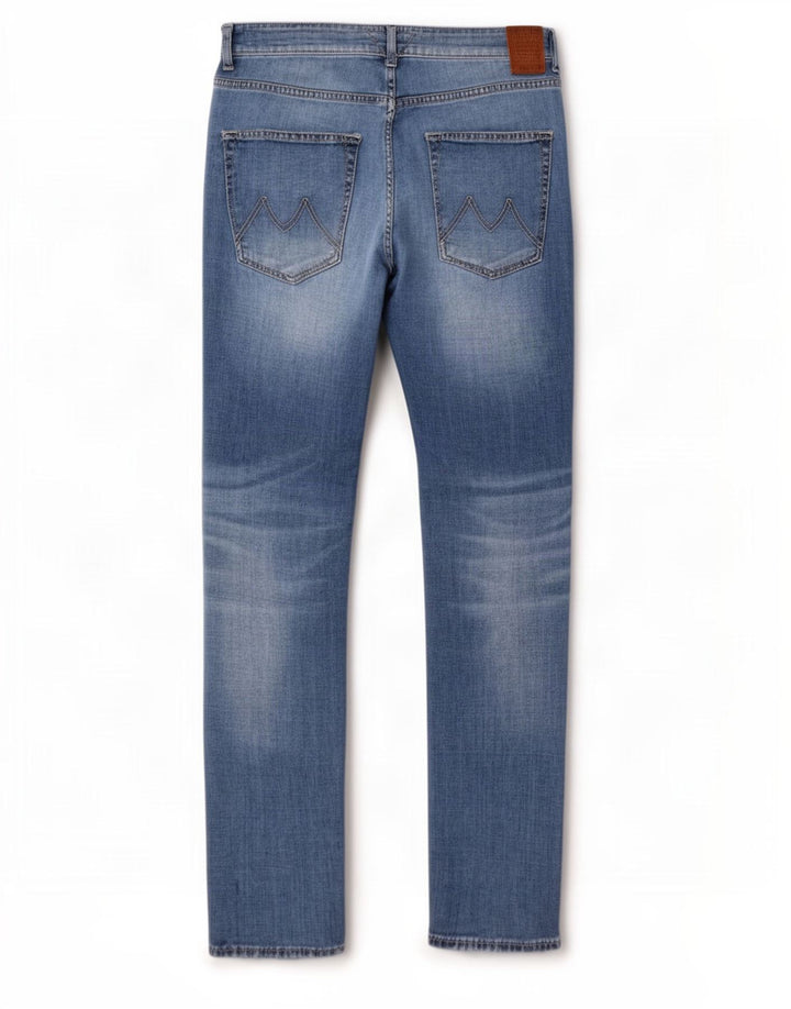 Meltin' Pot Jean Slim Coupe Regular Homme W33 L31 Bleu Coton