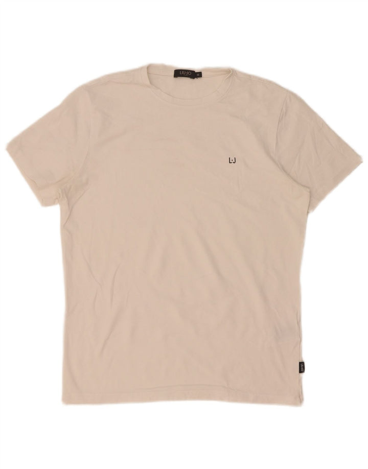 Liu Jo T-Shirt Top Coton Blanc Moyen Homme