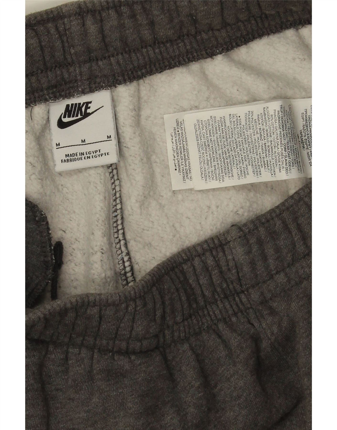 Nike Pantalon de survêtement pour homme en coton moucheté gris moyen