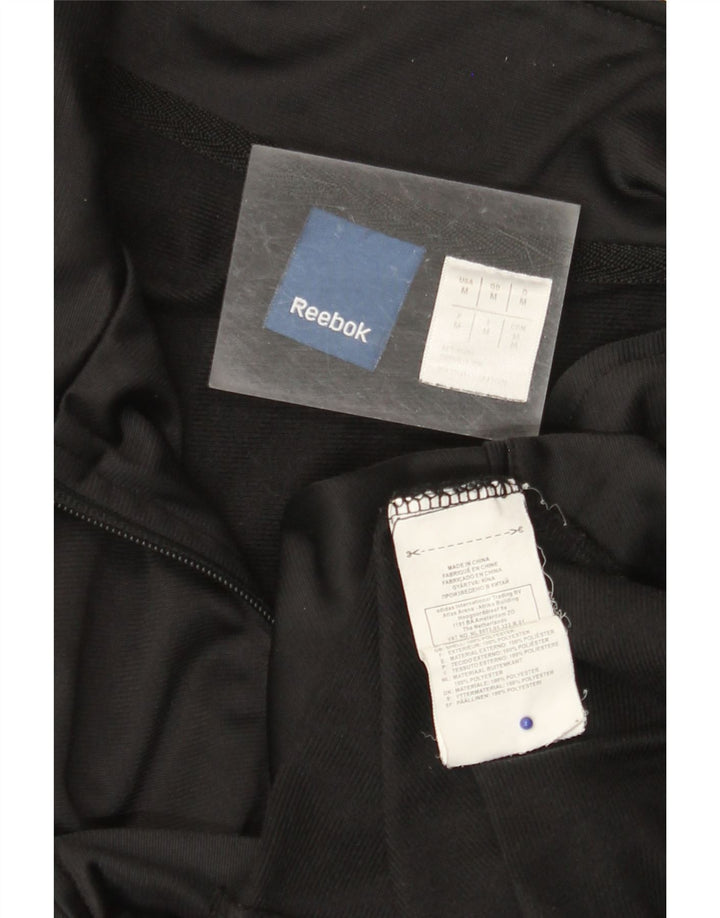 REEBOK Veste de Survêtement Graphique Homme Noir Moyen Polyester