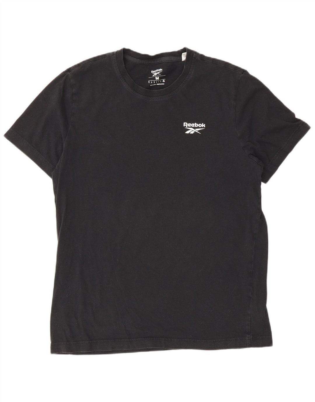 Reebok T-Shirt Homme Noir Moyen Coton