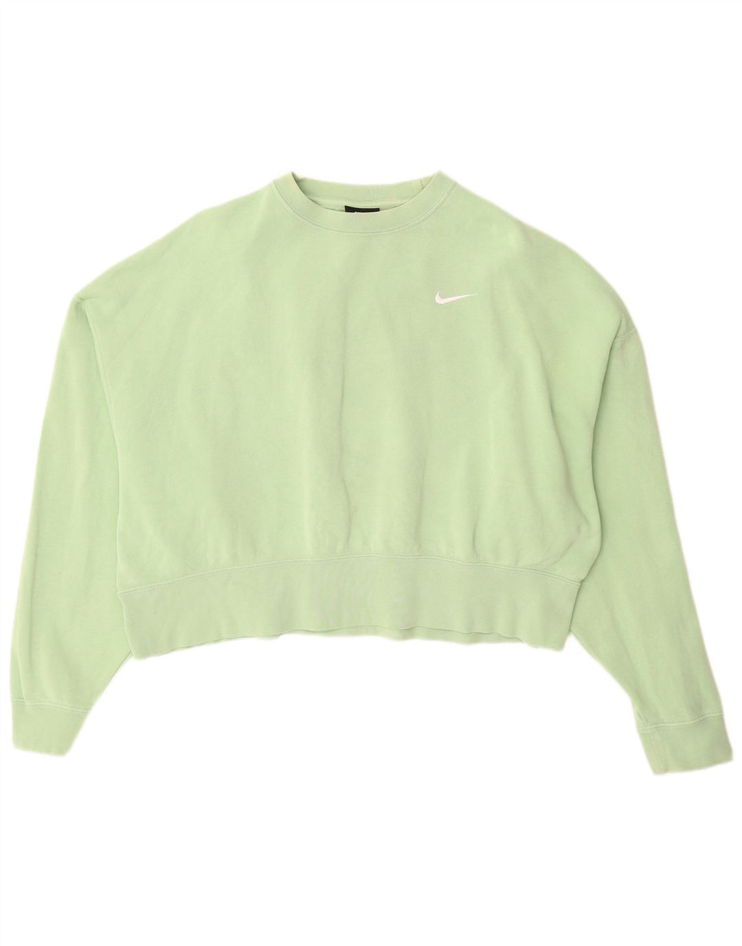NIKE Sweat-shirt surdimensionné pour femme UK 10 Petit coton vert