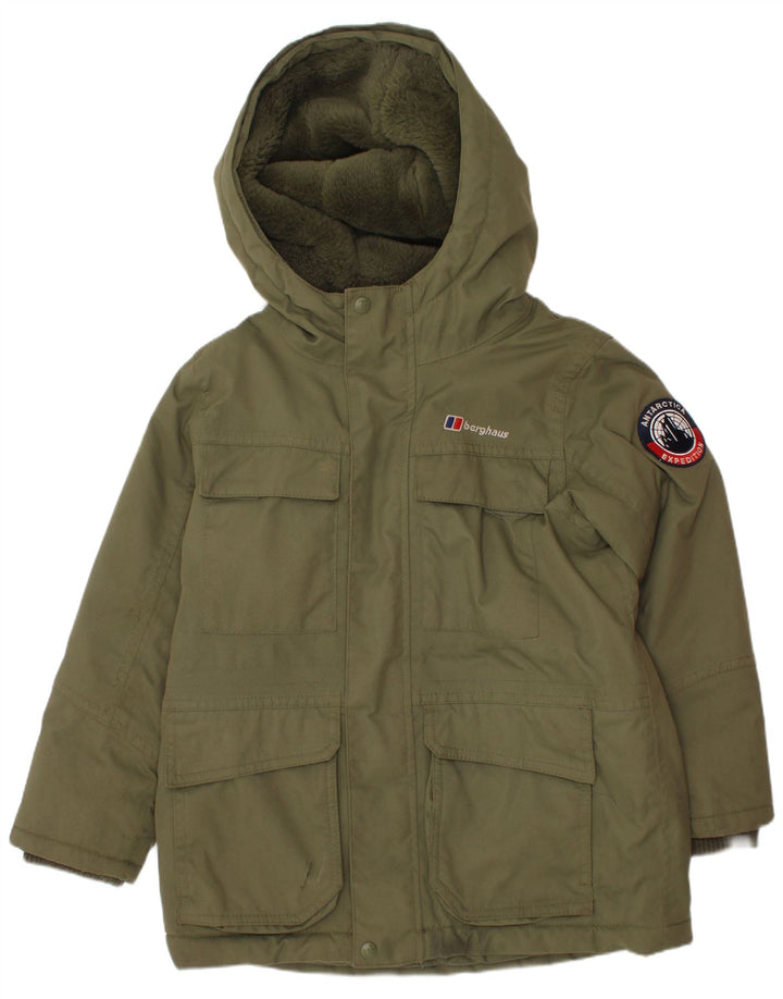Berghaus Parka à capuche garçon 5-6 ans Kaki Polyester