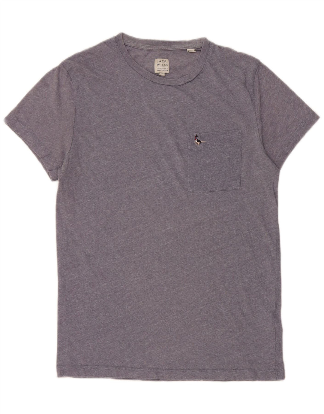 Jack Wills T-Shirt Homme Petit Haut Bleu Moucheté Coton