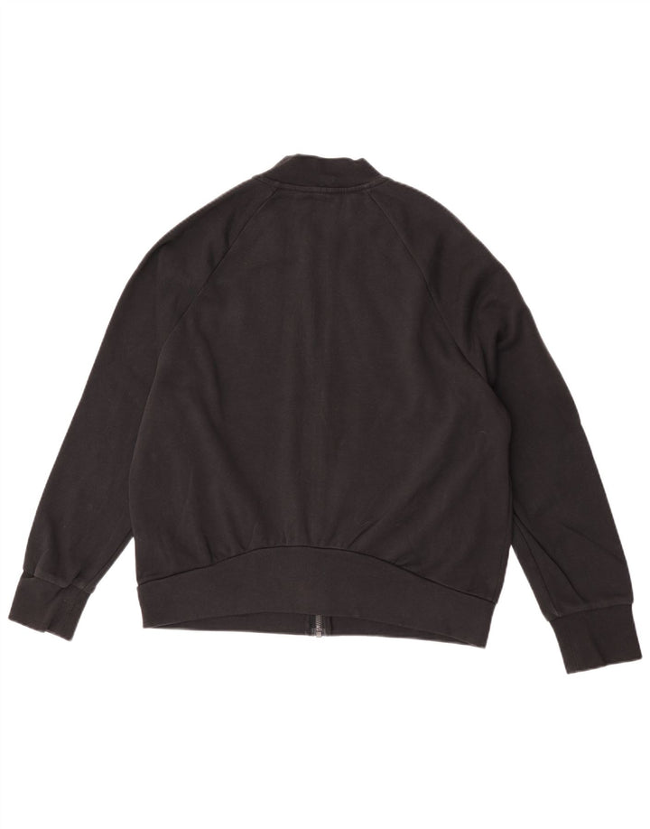 Adidas Veste de survêtement graphique pour femme UK 12/14 Coton noir moyen
