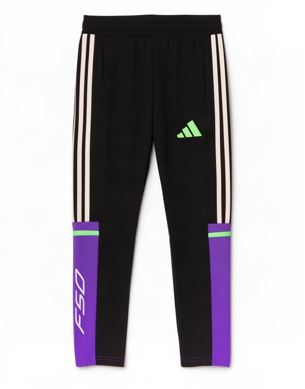 Adidas Pantalon De Survêtement Fille Aeroready 7-8 Ans Noir Colorblock