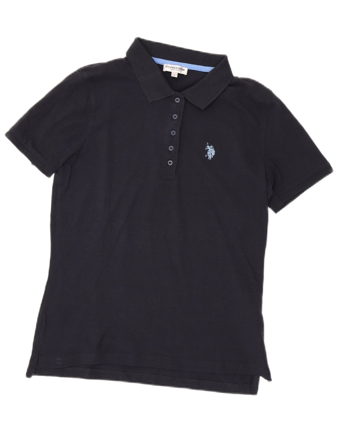 POLO AMÉRICAIN ASSN. Polo Femme UK 14 Large Bleu Marine Coton