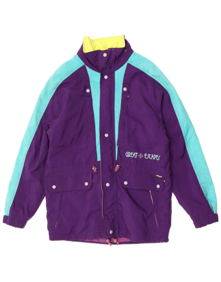 Great Escapes Veste de Ski Homme IT 46 Small Violet Colourblock Polyamide