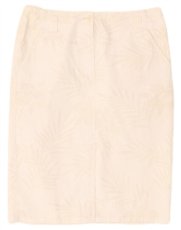 Taifun Jupe crayon femme W28 moyen blanc floral