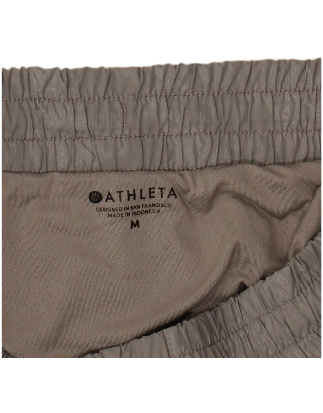Athleta Short de sport pour femme UK 14 Gris moyen Camouflage