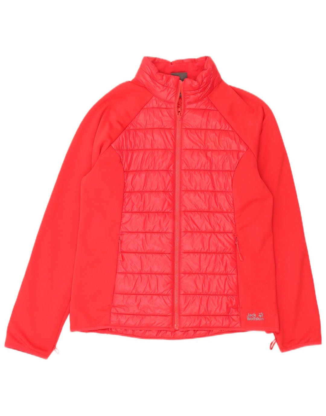 Jack Wolfskin Veste de survêtement pour femme UK 16 Large Rouge Polyamide