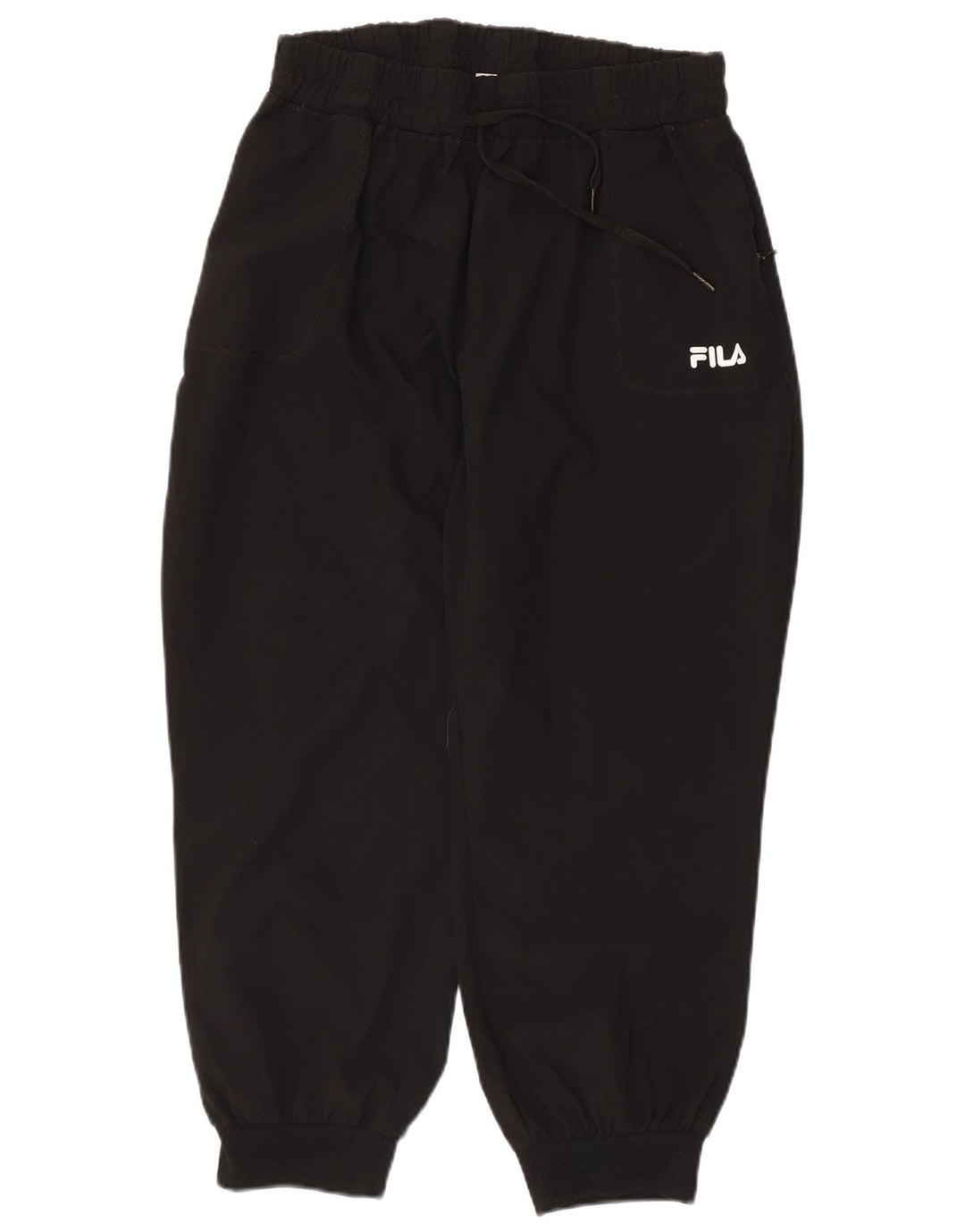 Fila Pantalon de survêtement pour femme Joggers UK 14 Large Noir Polyester
