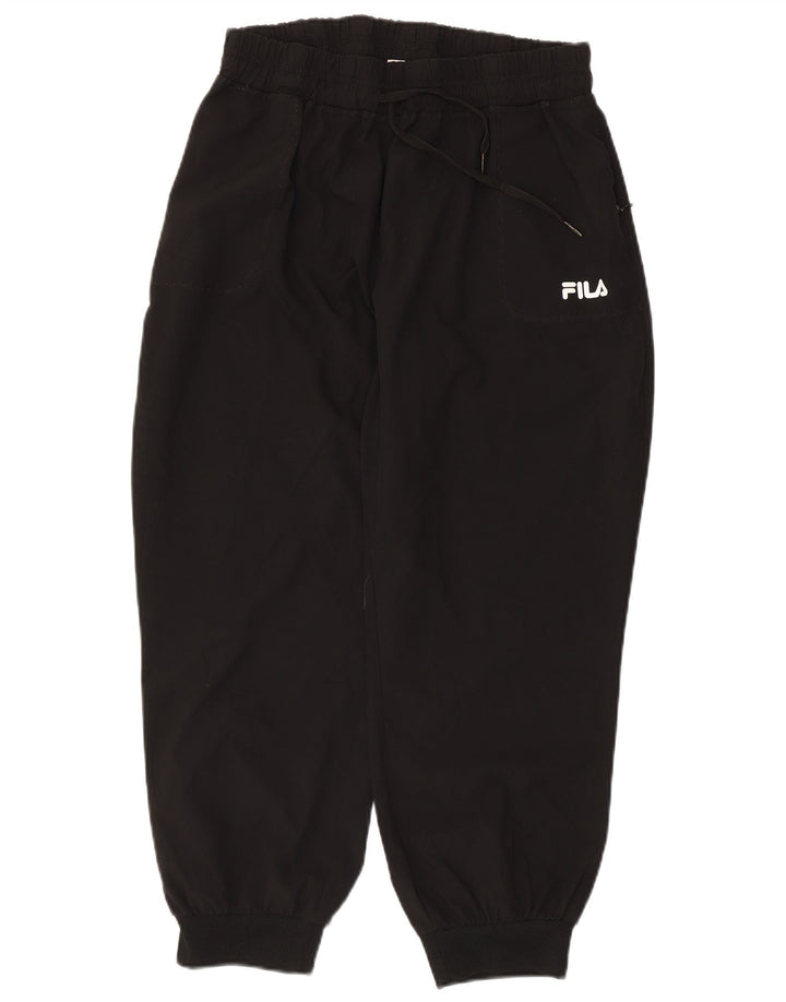 Fila Pantalon de survêtement pour femme Joggers UK 14 Large Noir Polyester