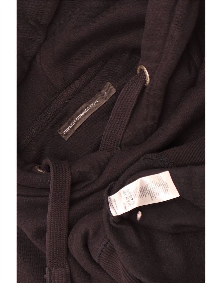 French Connection Pull à capuche pour homme en coton bleu marine Small