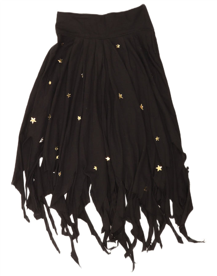 POP 84 Jupe Asymétrique Femme IT 44 Medium W28 Acrylique Noir
