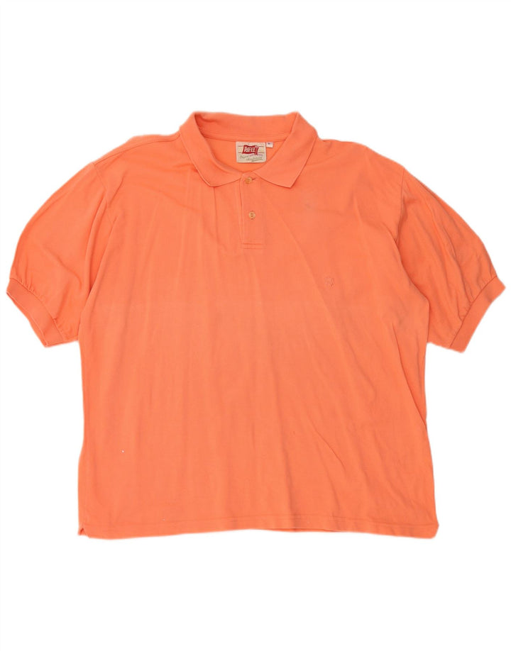 RIFLE Polo Homme Grand Orange Coton