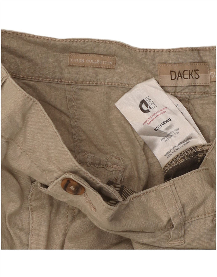 Dack's Short Chino Homme IT 50 Large W36 Lin Beige