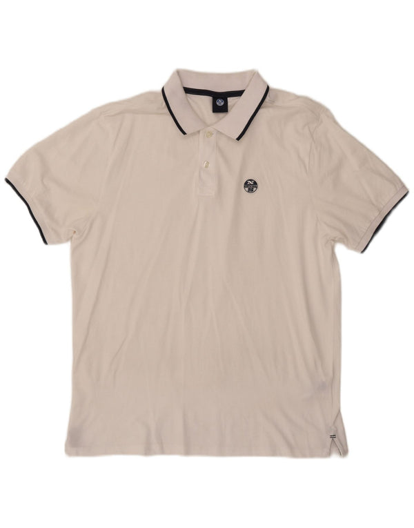 North Sails Polo Homme Grand Blanc Coton