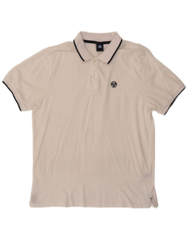 North Sails Polo Homme Grand Blanc Coton
