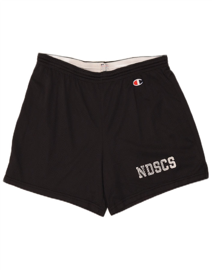 Champion Short de Sport Graphique Homme XL Nylon Noir