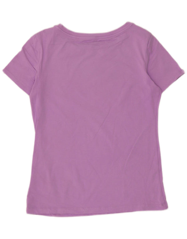 Lotto T-shirt graphique pour femme UK 18 XL Violet Coton