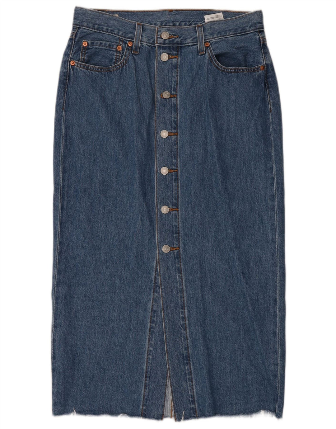 Levi's Jupe en Jean W29 Femme Bleu Moyen Coton