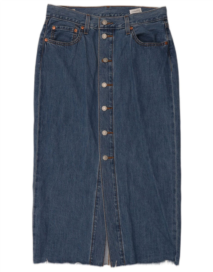 Levi's Jupe en Jean W29 Femme Bleu Moyen Coton